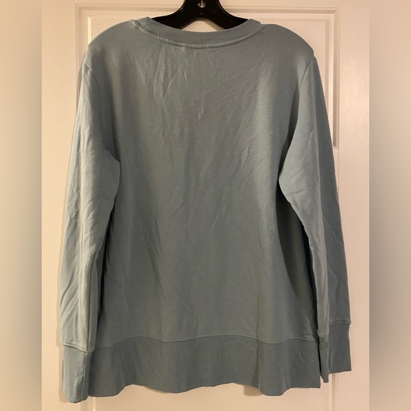 Mondetta Ladies' Lightweight Crewneck soft blue - Picture 6 of 11